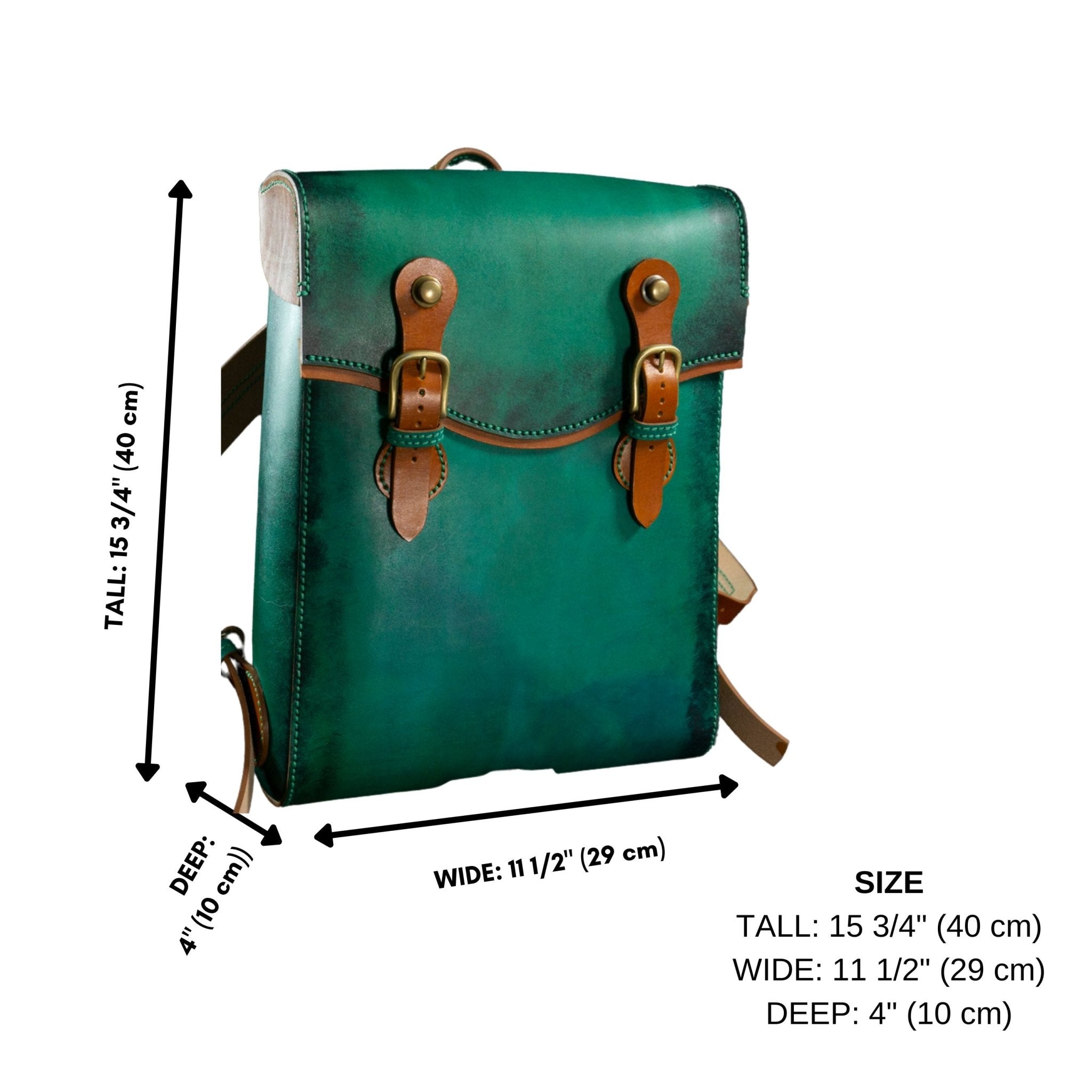 Emerald Backpack, PDF Pattern and Video - Vasile and Pavel Leather Patterns