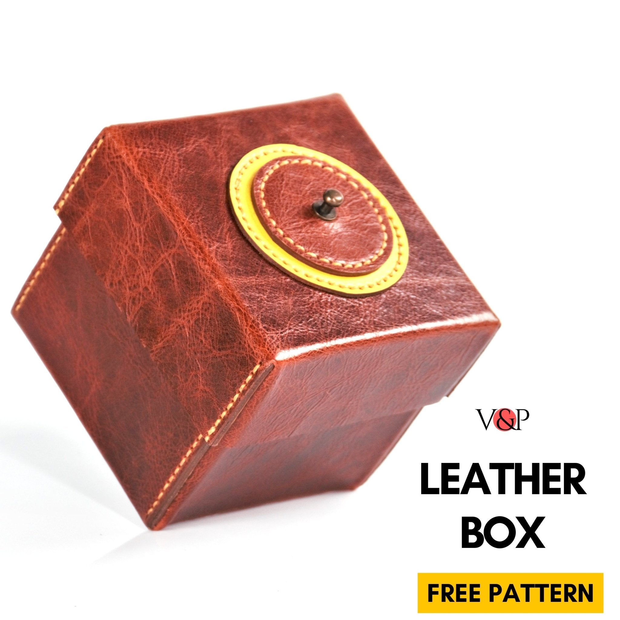 FREE PDF Pattern Leather Box, Instructional Video by Vasile and Pavel - Vasile and Pavel Leather Patterns