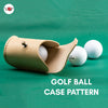 Golf Ball Case, Pen Case, PDF Pattern and Video by Vasile and Pavel - Vasile and Pavel Leather Patterns