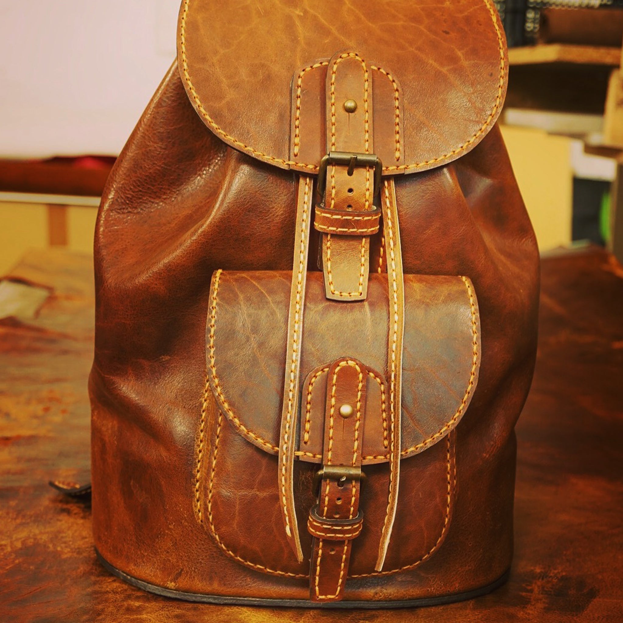 Harper Backpack, PDF Pattern and Instructional Video by Vasile and Pavel - Vasile and Pavel Leather Patterns