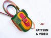Janis Crossbody Bag, PDF Pattern and Video PDF pattern VasileandPavel.com 