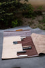 Knife Roll PDF Pattern, Leather Chef Knife Roll, DIY Leather, Video Tutorial PDF pattern VasileandPavel.com 