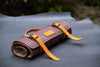 Knife Roll PDF Pattern, Leather Chef Knife Roll, DIY Leather, Video Tutorial PDF pattern VasileandPavel.com 