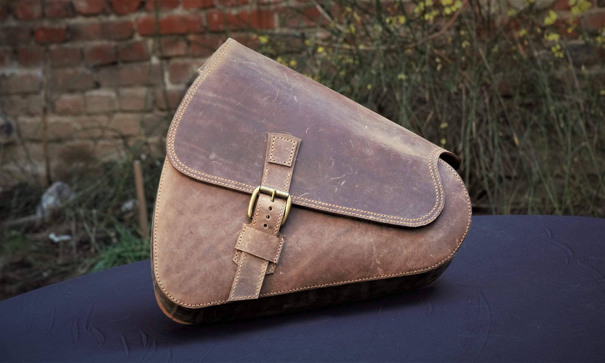 Leather Bike Saddle Bag Pattern, FREE PDF Pattern & Instructions