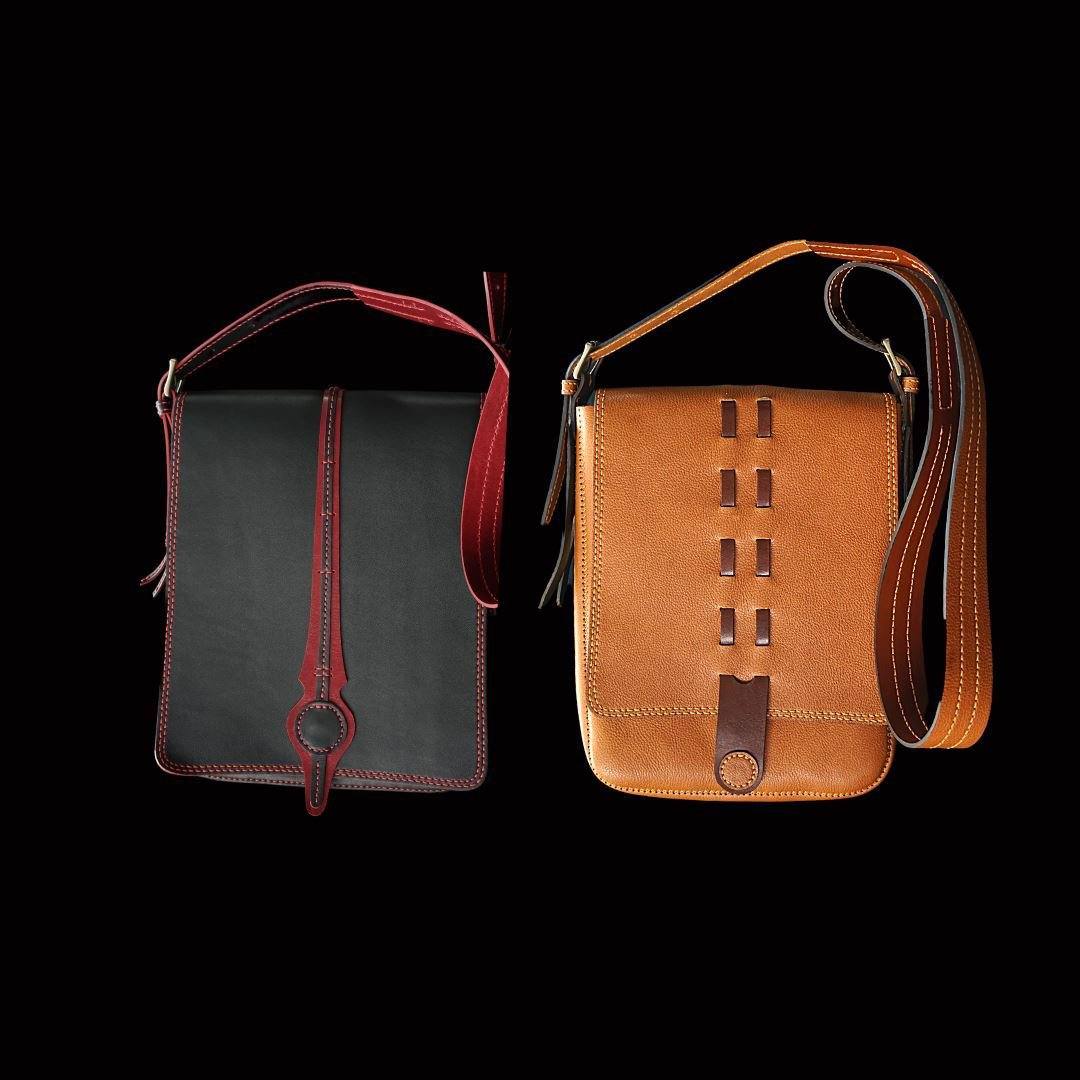 Leather Crossbody Bag Pattern, TWO PDF Patterns & Tutorial Vasile and