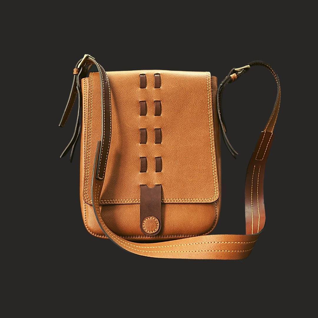 Crossbody Leather Bag, PDF Pattern & Tutorial 