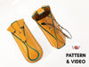 Leather Eyeglass Case, Pen Case, PDF Pattern and Video PDF pattern VasileandPavel.com 