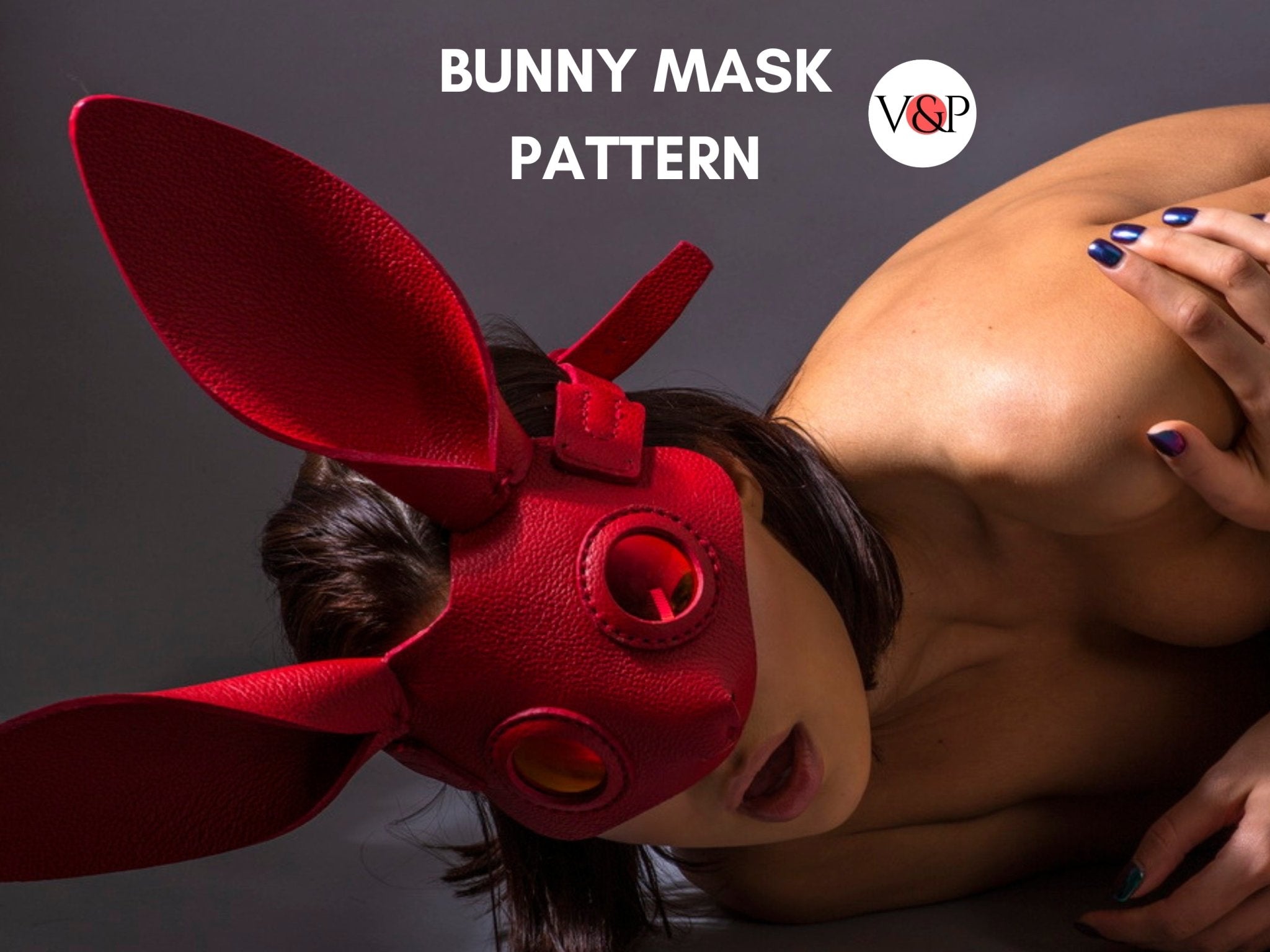 Leather Playboy Mask Pattern, Bunny Mask, PDF Pattern & Tutorial - Vasile and Pavel Leather Patterns