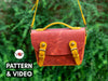 Leather Satchel PDF Pattern and Video Tutorial PDF pattern V&P Leather Artisans 