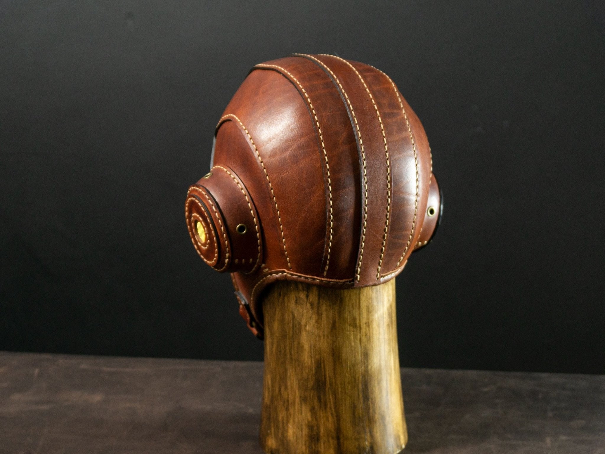 Leather Steampunk Aviator Cap Pattern, Video & PDF pattern Vasile and