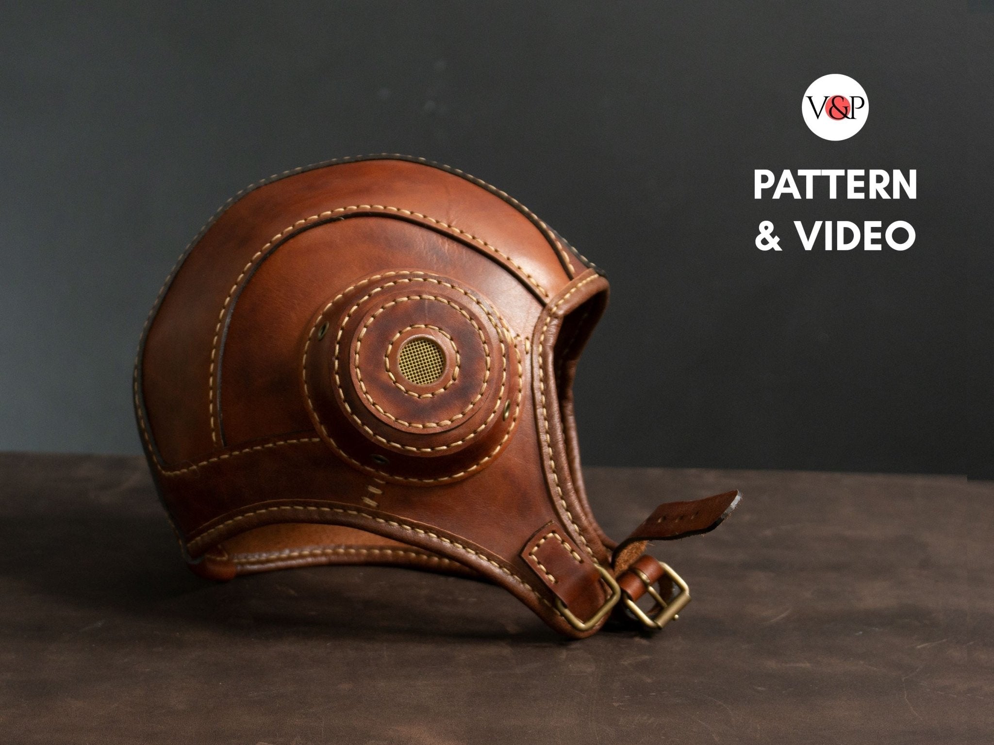 Leather Steampunk Aviator Cap Pattern, Video & PDF pattern – Vasile and ...