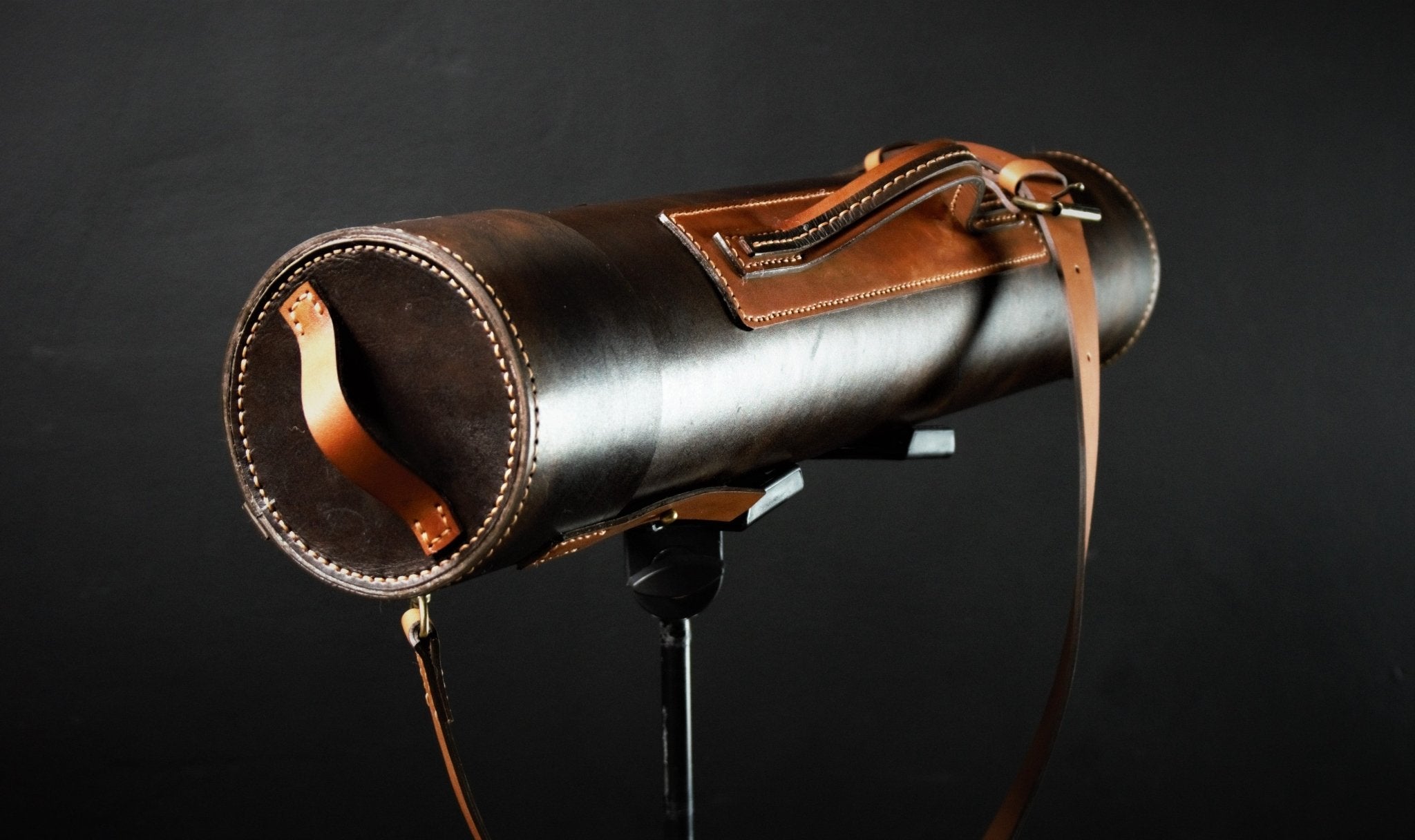 Leather Map Case the blueprint Tube a Leather Tube for Blueprints, Posters,  Maps, and Artwork 