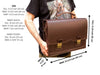 Load image into Gallery viewer, Logan Briefcase PDF Pattern, Laser Cut File (DXF) and Instructional Video PDF pattern Vasileandpavel.com 