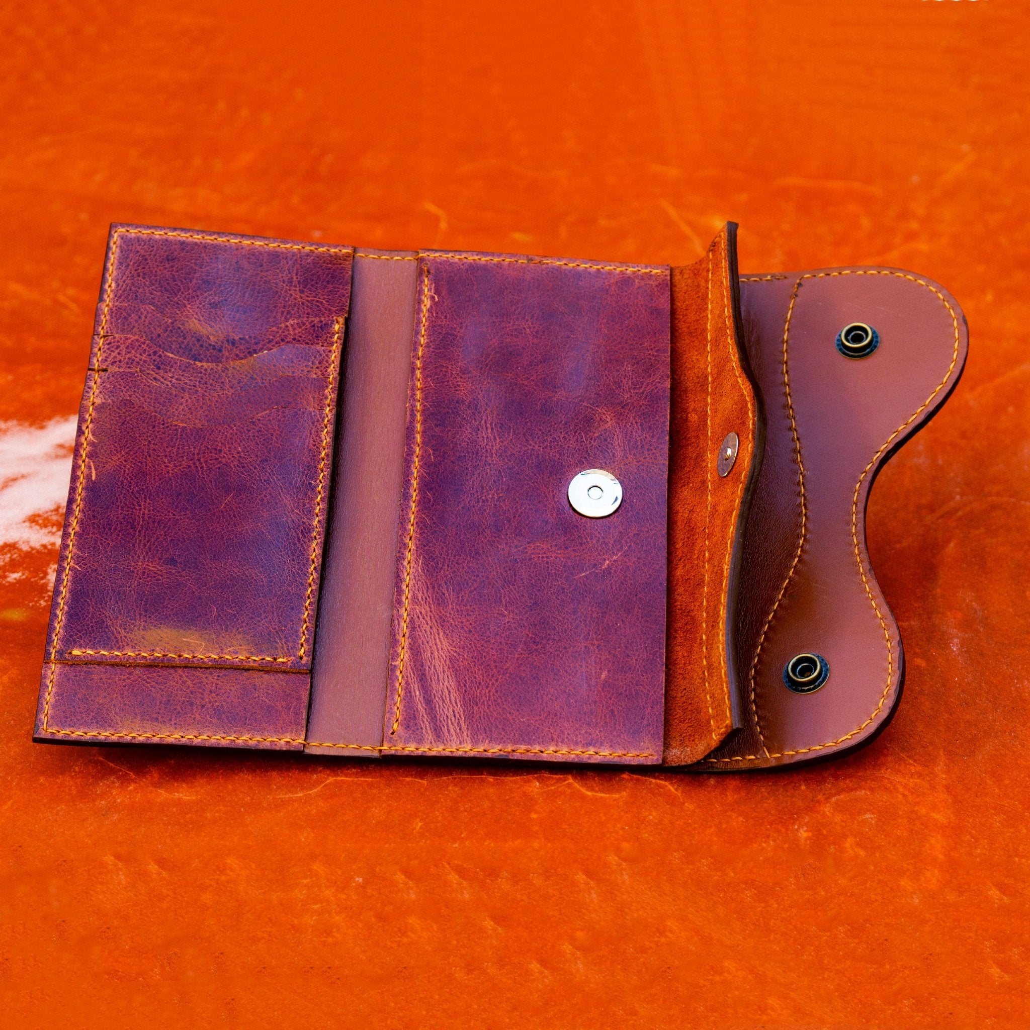 Long Wallet No 2, PDF Pattern and Instructional Video by Vasile and Pavel - Vasile and Pavel Leather Patterns