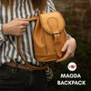 Magda Backpack , PDF Pattern and Instructional Video by Vasile and Pavel - Vasile and Pavel Leather Patterns