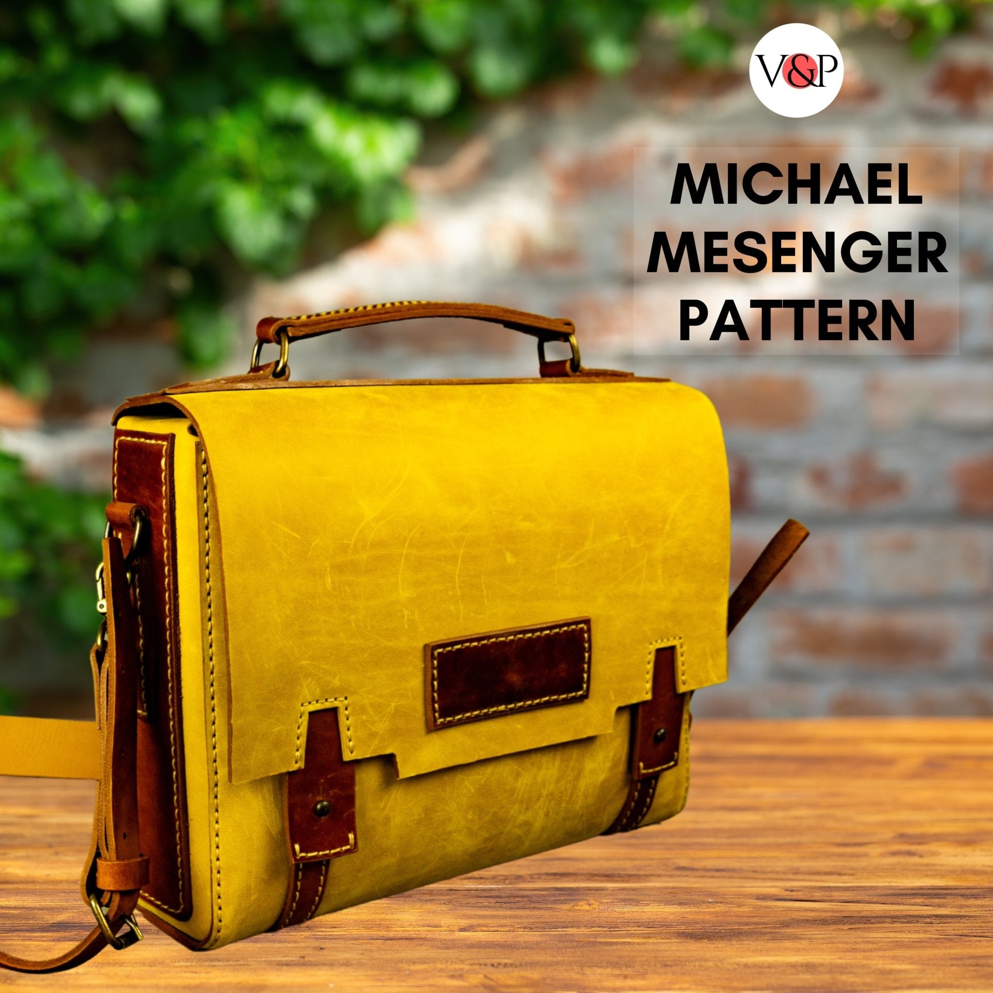 Michael Messenger, PDF Pattern And Instructional Video by Vasile and Pavel - Vasile and Pavel Leather Patterns