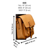 Mike Messenger Bag, PDF Pattern and Written Instructions - Vasile and Pavel Leather Patterns