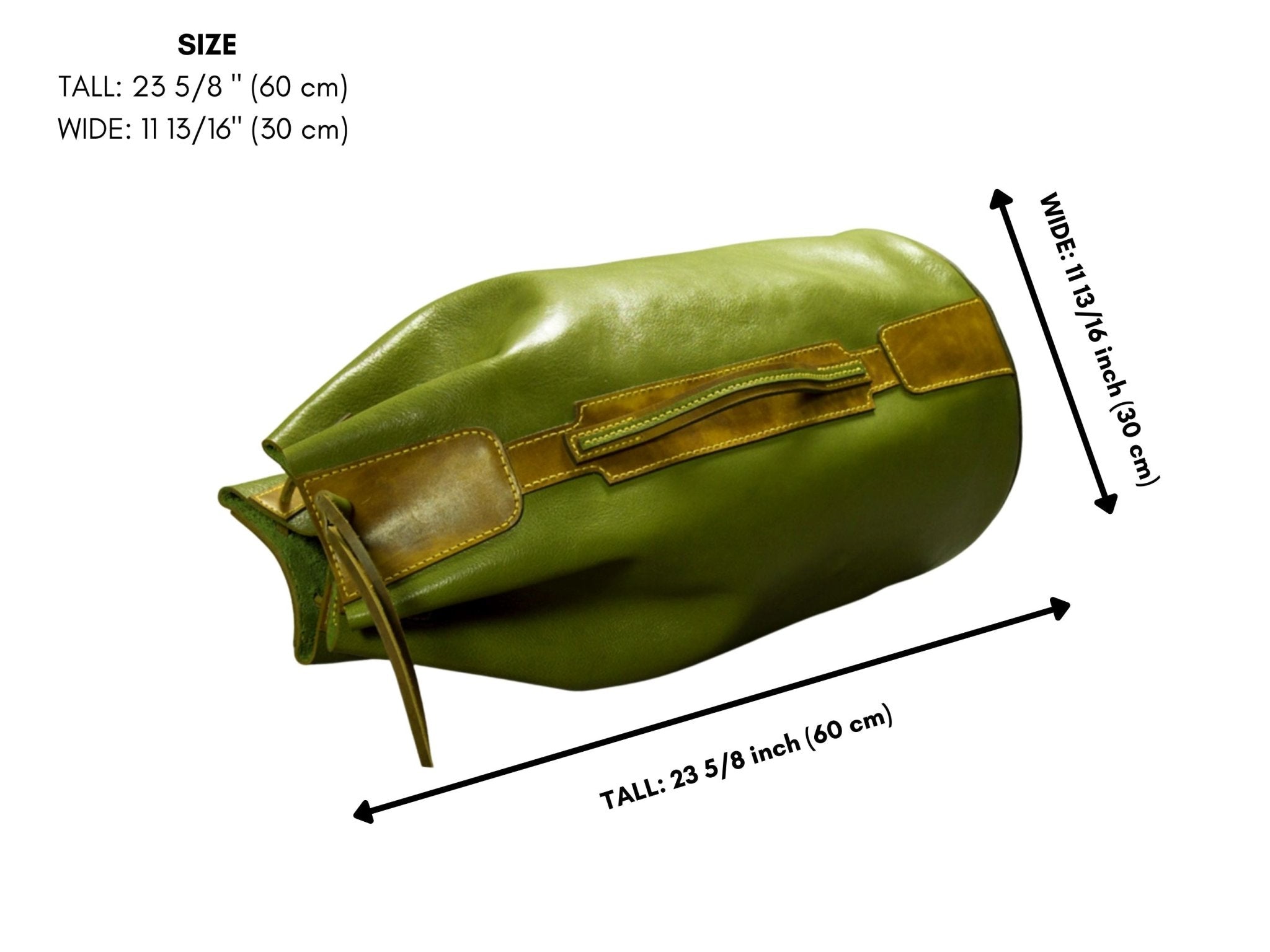 Military Leather Duffel Bag, PDF Pattern and Video PDF pattern VasileandPavel.com 