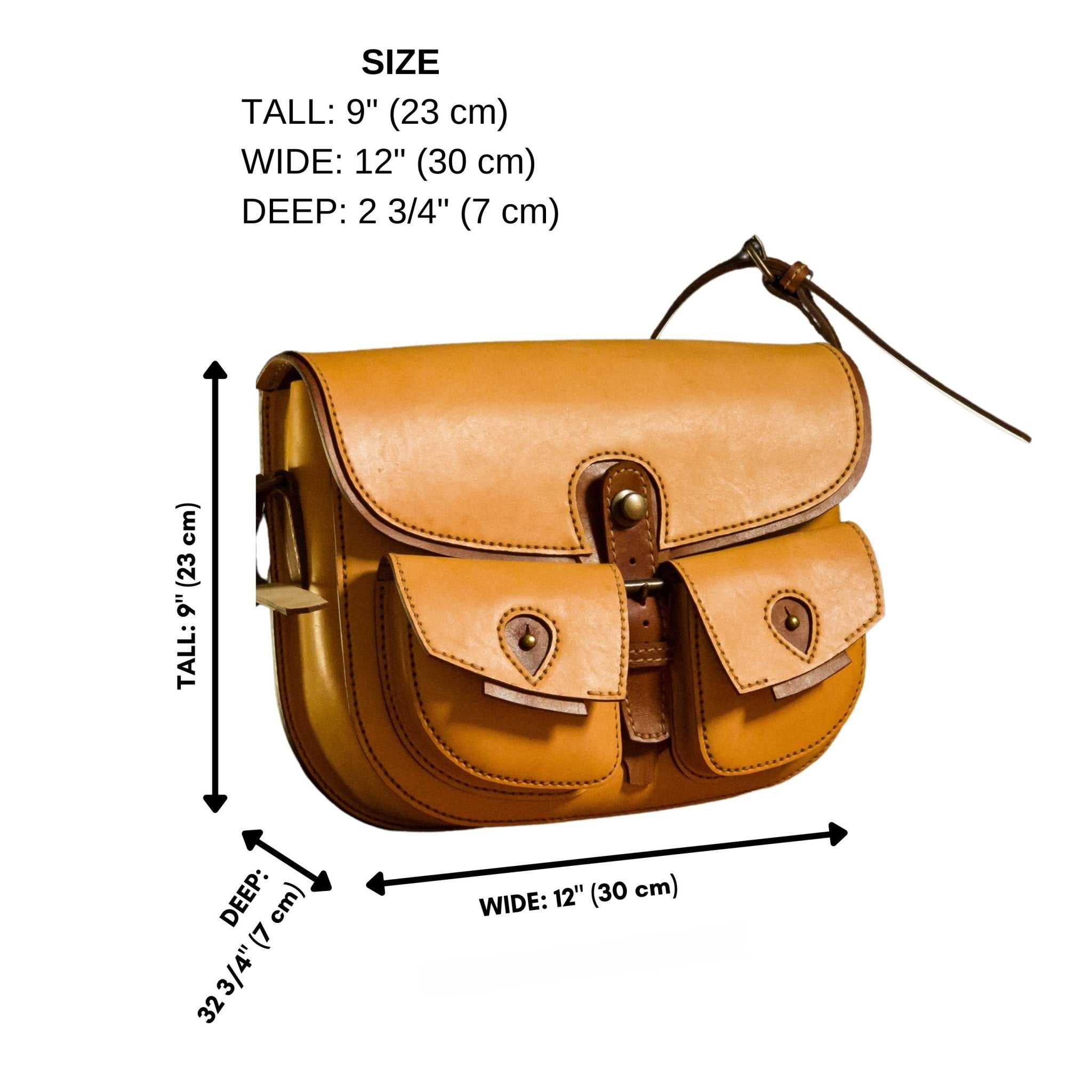 Miriam Messenger Bag, PDF Pattern and Instructional Video by Vasile and Pavel - Vasile and Pavel Leather Patterns