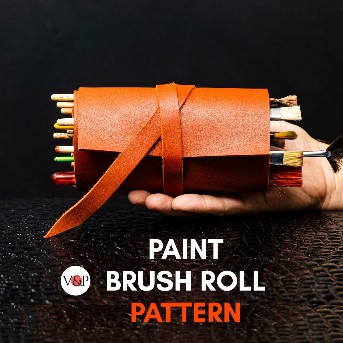 Paint Brush Roll, PDF Pattern And Instructional Video by Vasile and Pa