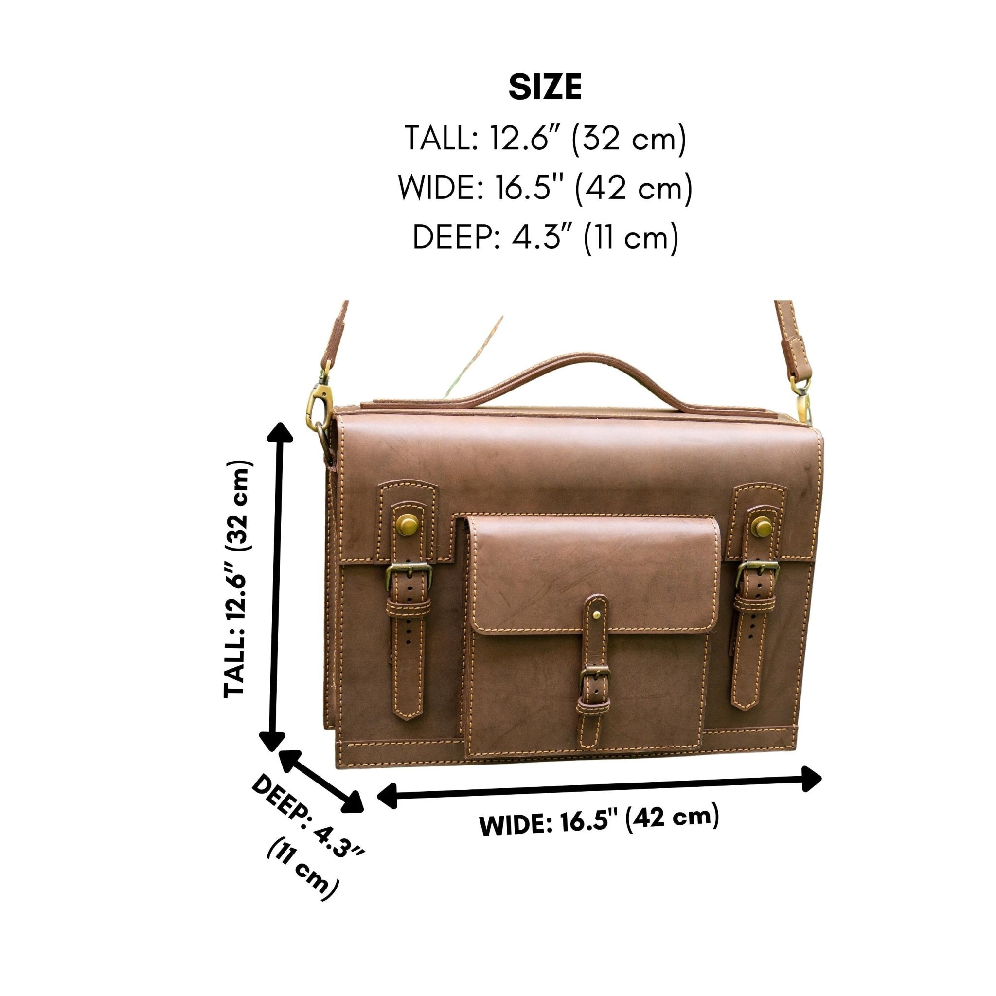 PDF Pattern, Alexander Briefcase, Instructional Video - Vasile and Pavel Leather Patterns