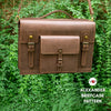 PDF Pattern, Alexander Briefcase, Instructional Video - Vasile and Pavel Leather Patterns