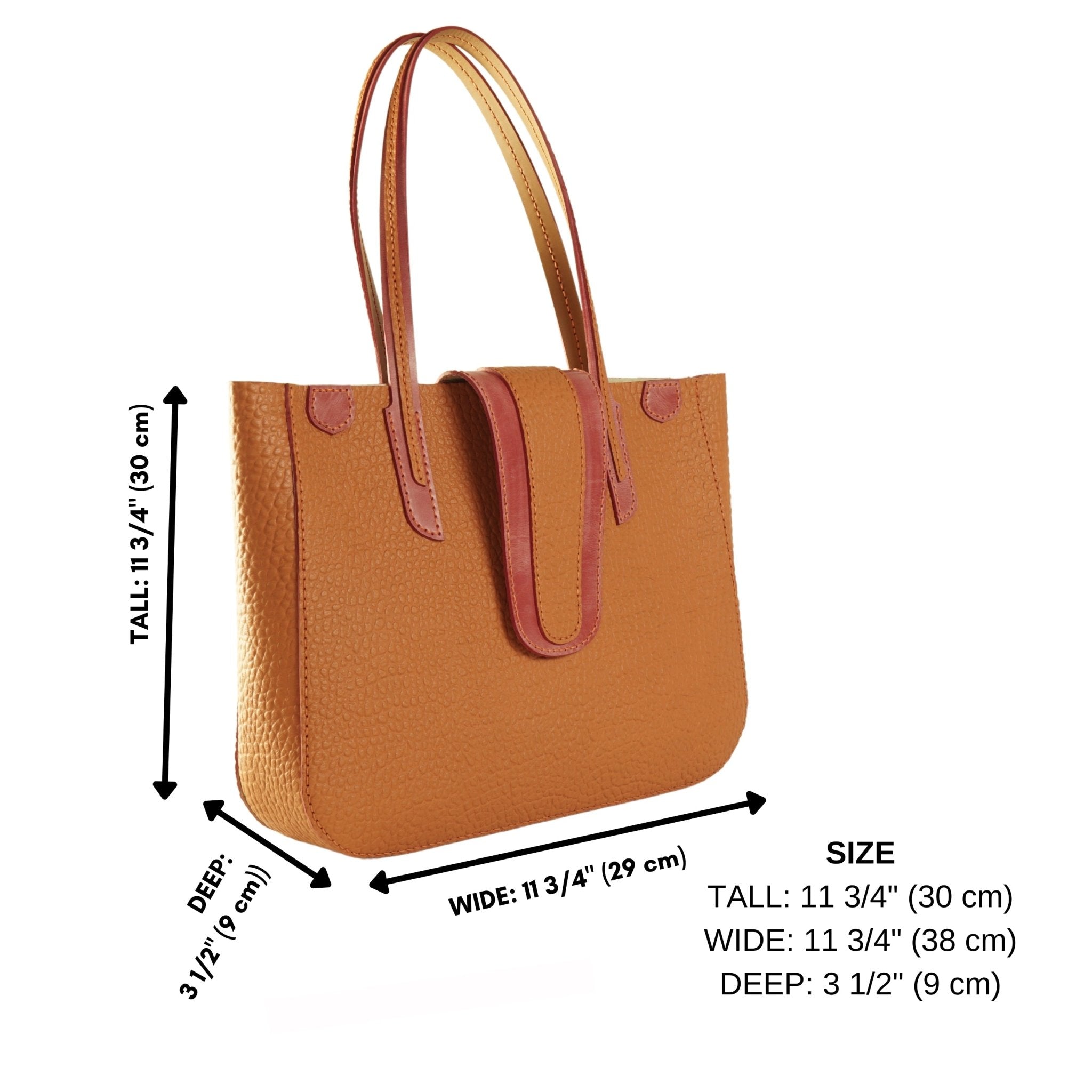 Angelina Leather Tote Bag DIY (PDF Pattern in Description) 