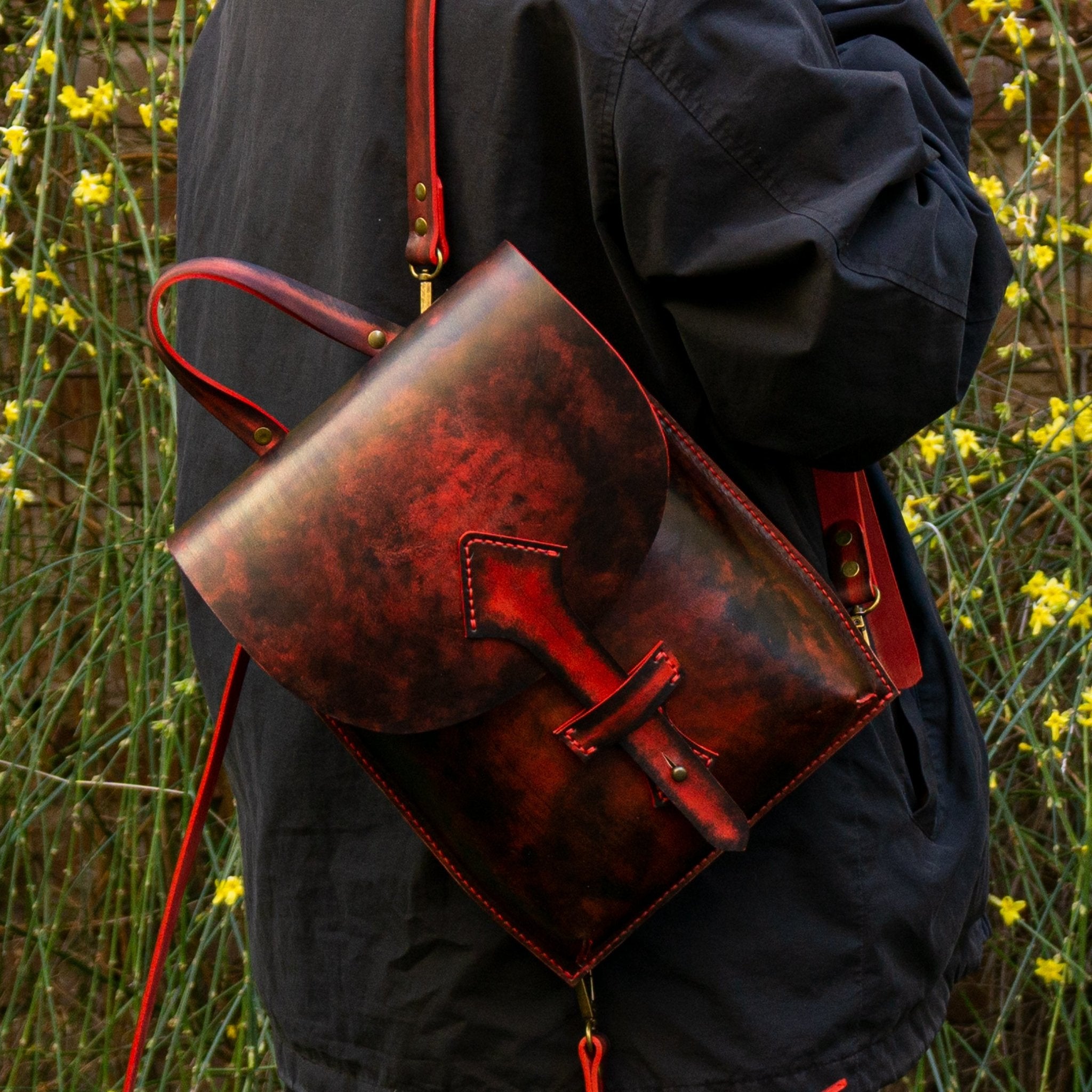 PDF Pattern and Instructional Video for Anne Backpack by Vasile and Pavel - Vasile and Pavel Leather Patterns