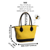 PDF Pattern and Instructional Video for Bumble Bee Handbag - Vasile and Pavel Leather Patterns