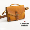 Load image into Gallery viewer, PDF Pattern And Instructional Video for Flintstone Bag - Vasile and Pavel Leather Patterns