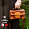 PDF Pattern and Instructional Video for Iris Crossbody Bag - Vasile and Pavel Leather Patterns