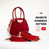PDF Pattern and Instructional Video for Marilyn Handbag - Vasile and Pavel Leather Patterns