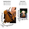 PDF Pattern and Instructional Video for Marion Backpack and Robin Pouch - Vasile and Pavel Leather Patterns
