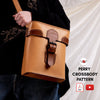Load image into Gallery viewer, PDF Pattern and Instructional Video for Perry Crossbody Bag - Vasile and Pavel Leather Patterns