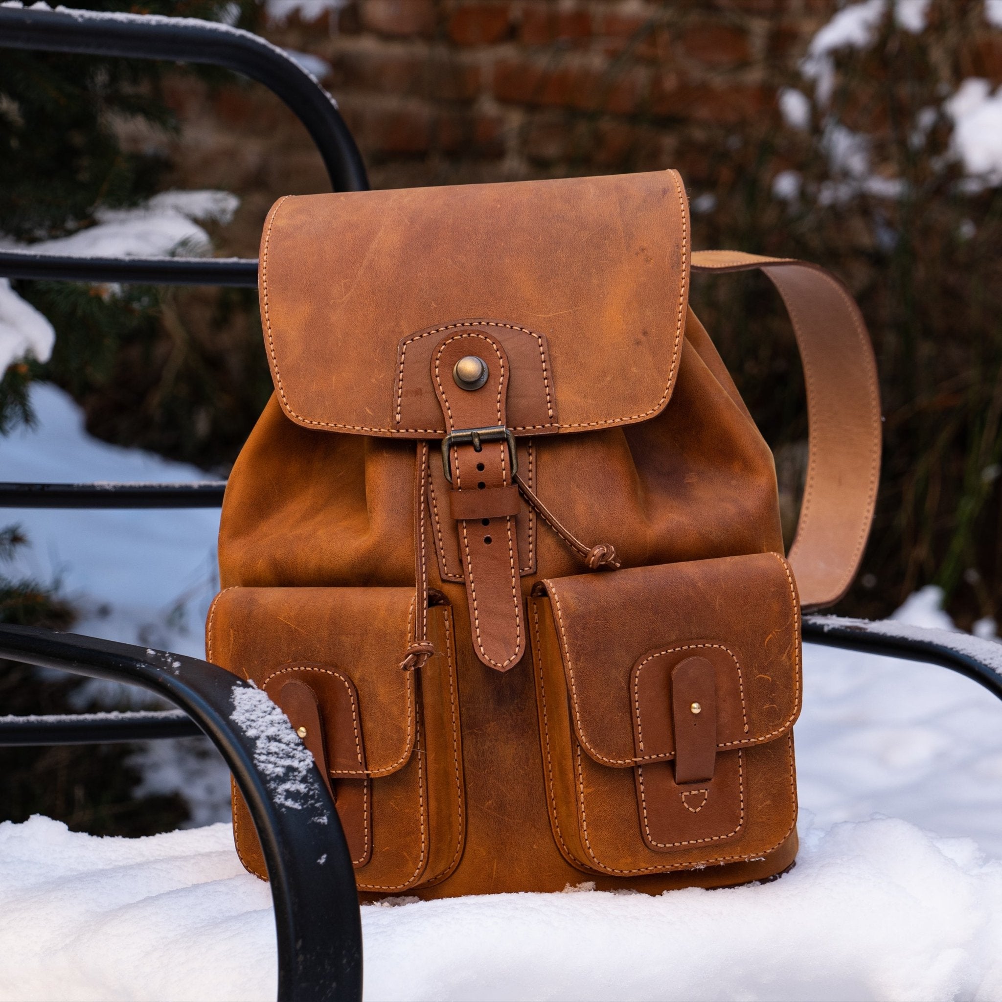 PDF Pattern and Instructional Video for Rusty Backpack - Vasile and Pavel Leather Patterns