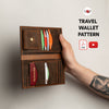 PDF Pattern and Instructional Video for Travel Wallet No 7 - Vasile and Pavel Leather Patterns
