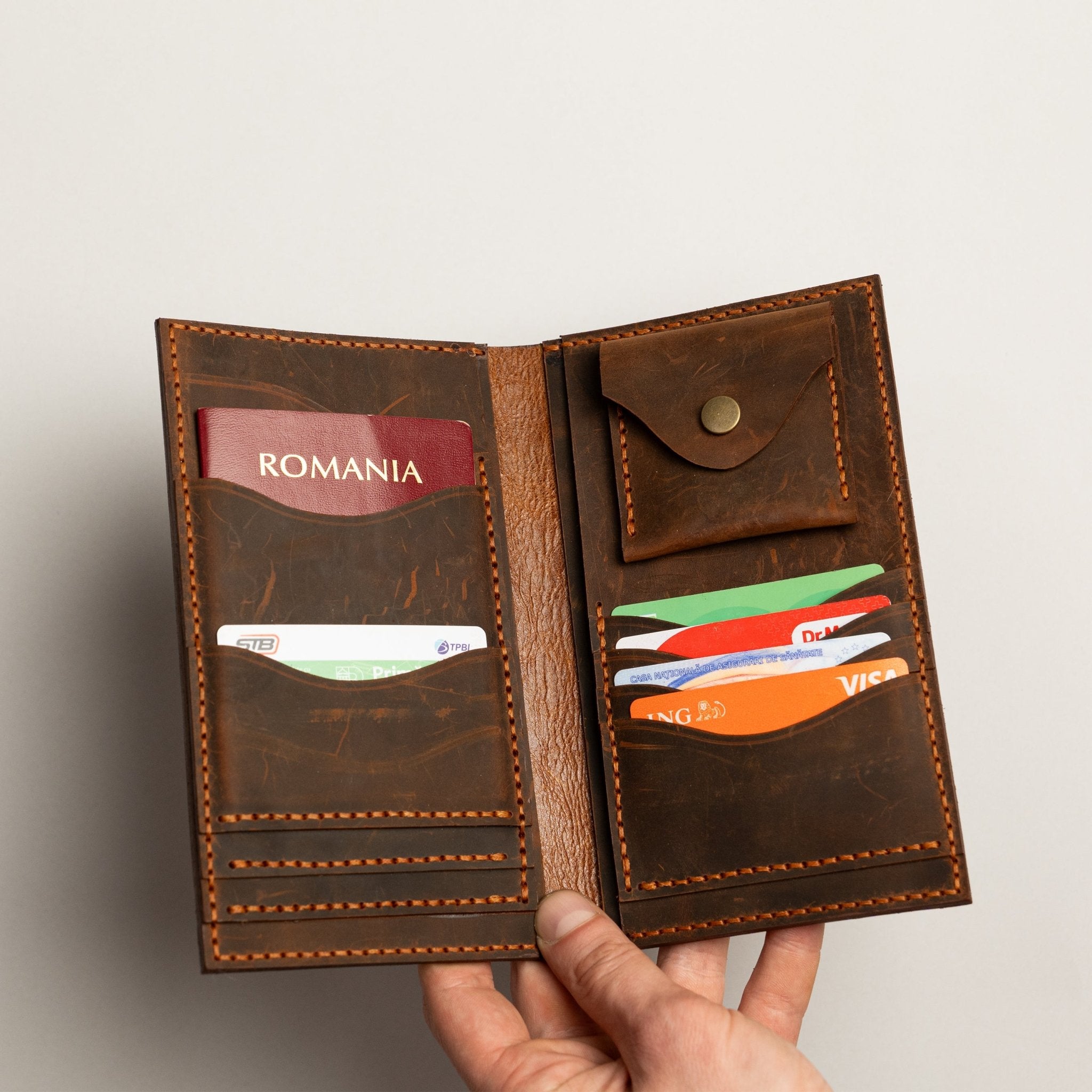 PDF Pattern and Instructional Video for Travel Wallet No 7 - Vasile and Pavel Leather Patterns