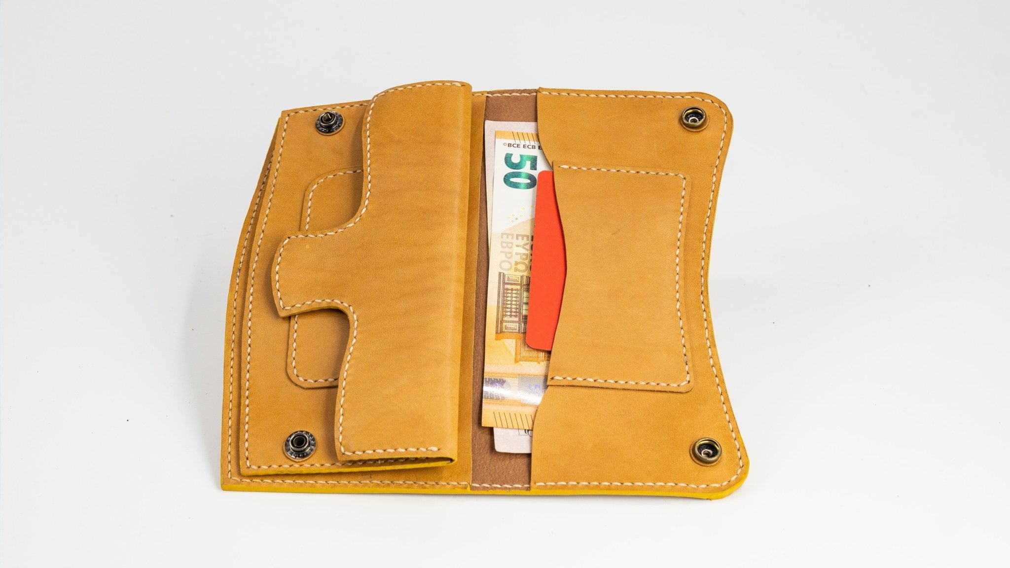 PDF Pattern and Instructional Video for Trucker Wallet No 6 - Vasile and Pavel Leather Patterns
