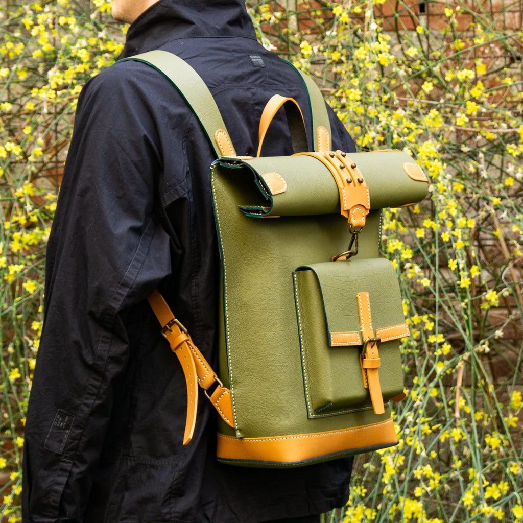 PDF Pattern and Instructional Video, Hansen Leather Roll Top Backpack – Vasile and Pavel Leather Patterns