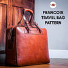 PDF Pattern for Francois Travel Bag and Instructional Video - Vasile and Pavel Leather Patterns