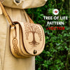 PDF Pattern, Vector DXF File and Instructional Video, Tree of Life Bag - Vasile and Pavel Leather Patterns