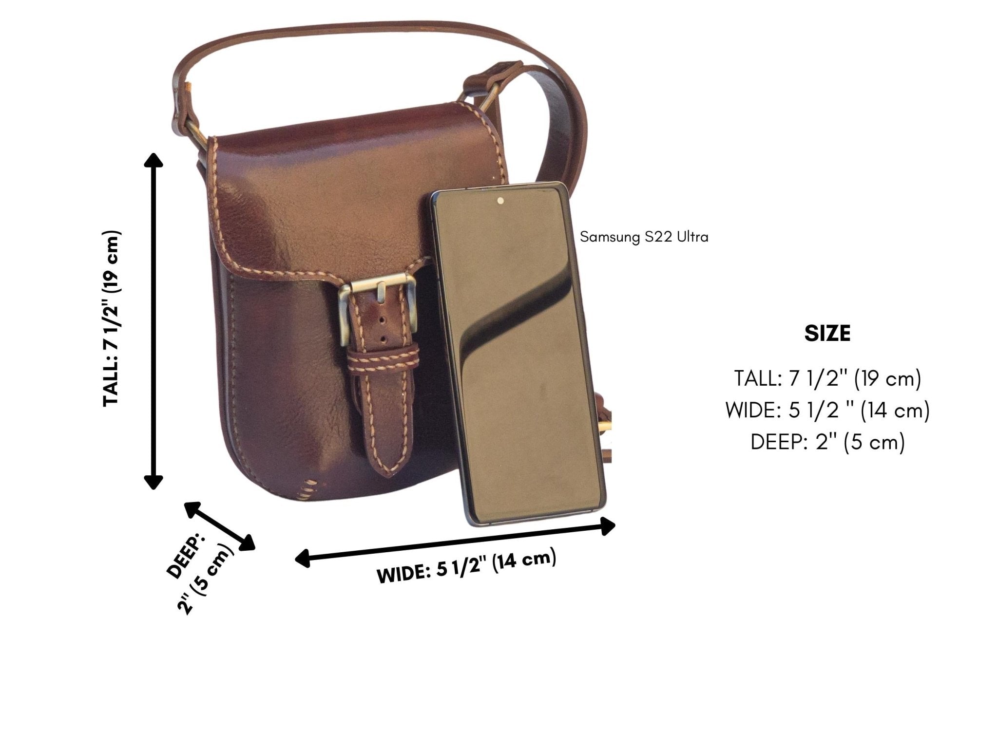 Piper Phone Bag, Crossbody Bag, PDF Pattern and Instructional Video by Vasile and Pavel - Vasile and Pavel Leather Patterns
