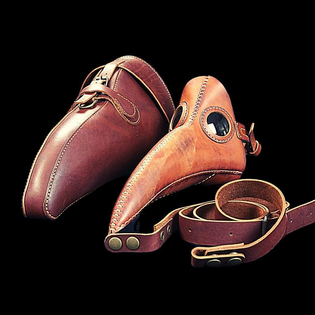 Plague Doctor Mask Case, PDF Pattern and Instructional Video by Vasile and Pavel