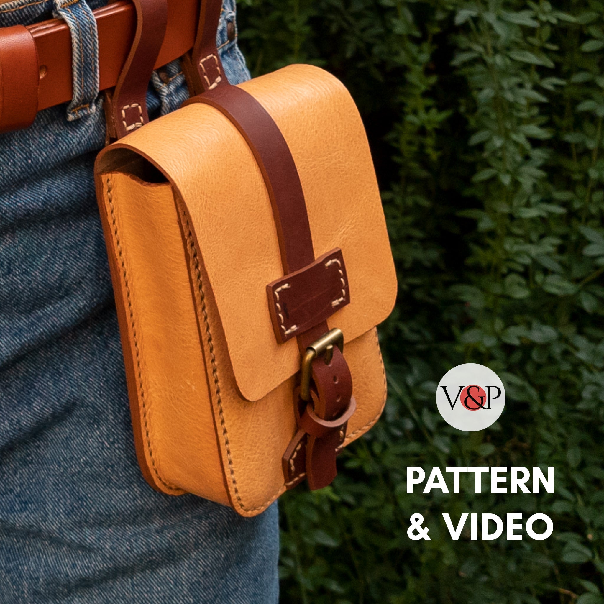 How to Make a Leather Hip Bag - Tutorial and Pattern Download