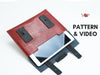 Tablet Case, PDF Pattern and Instructional Video by Vasile and Pavel - Vasile and Pavel Leather Patterns