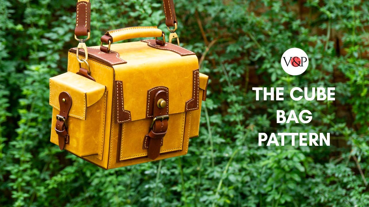 The CUBE Leather Camera Bag PDF Pattern and Video Tutorial - Vasile and Pavel Leather Patterns