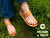 Toe Ring Sandals PDF Pattern and Video Tutorial PDF pattern VasileandPavel.com 