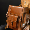 Load image into Gallery viewer, Toshiro Leather Backpack PDF pattern VasileandPavel.com 
