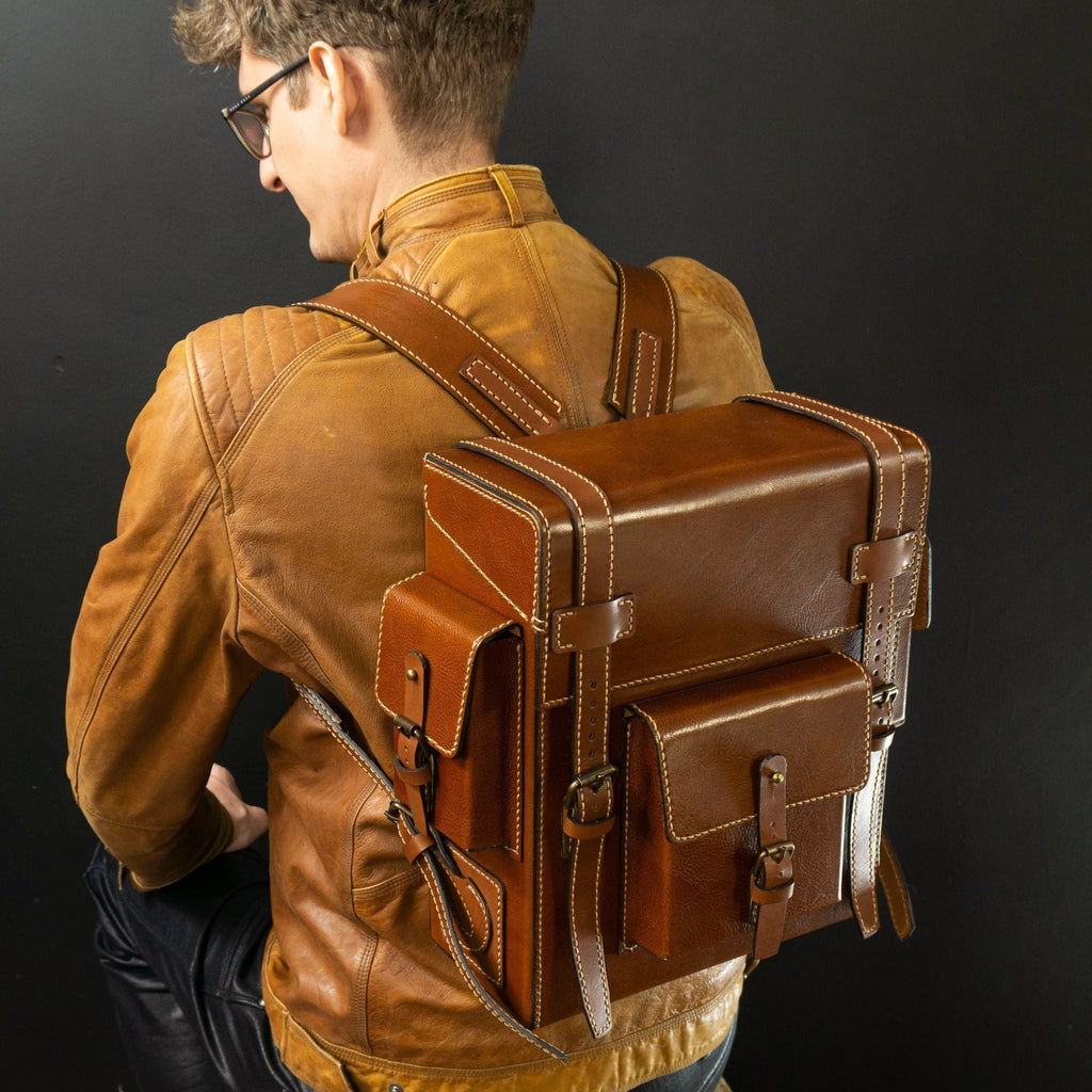Toshiro Leather Backpack PDF Pattern, DXF and Video Instructions